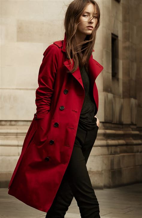 red burberry trench coat outfit|authentic burberry trench coat.